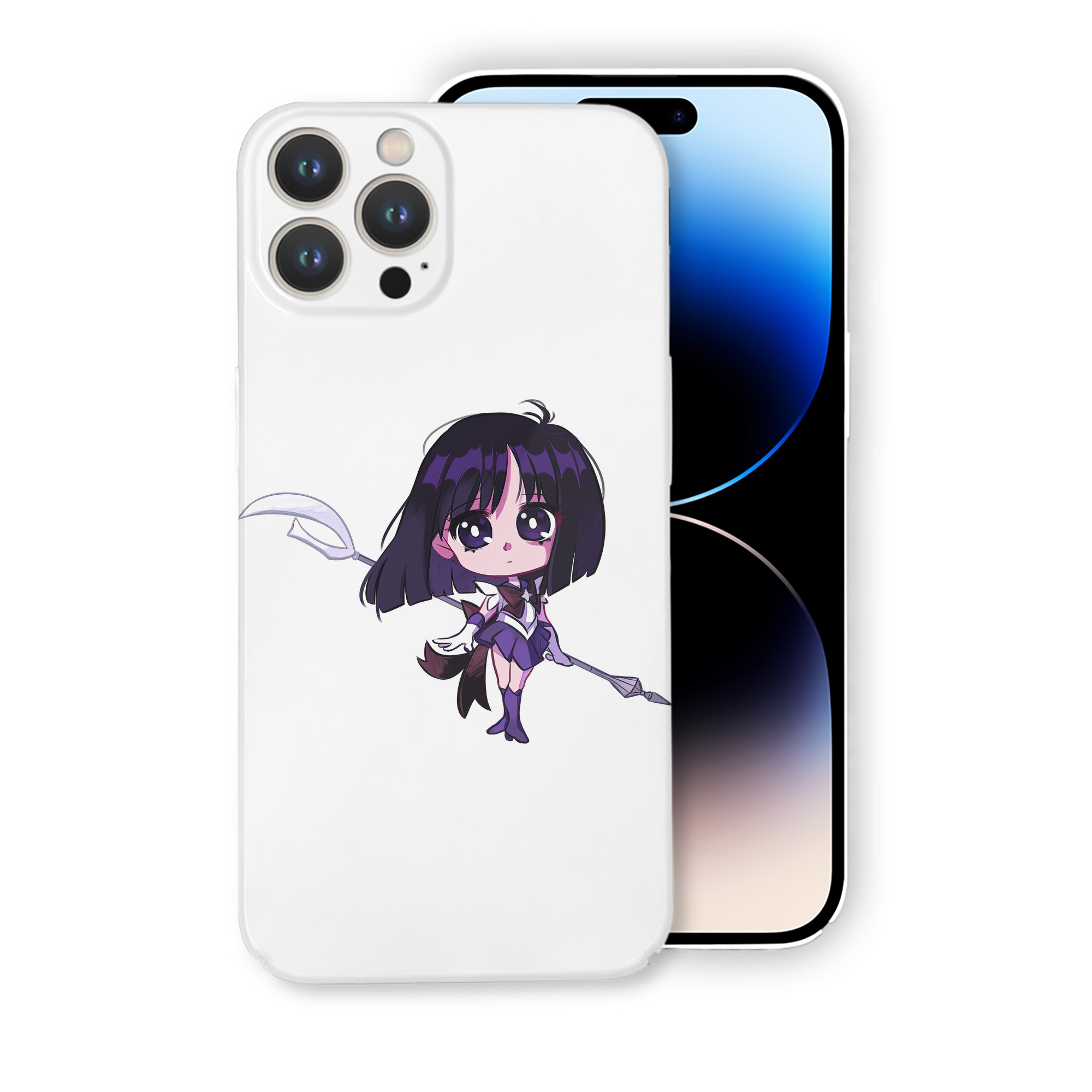 （画像用） 美少女戦士セーラームーン 土萠ほたる Sailor Moon Tomoe Hotaru （セーラーサターン；Sailor Saturn） 【iPhone 14シリーズ対応】ハードケース